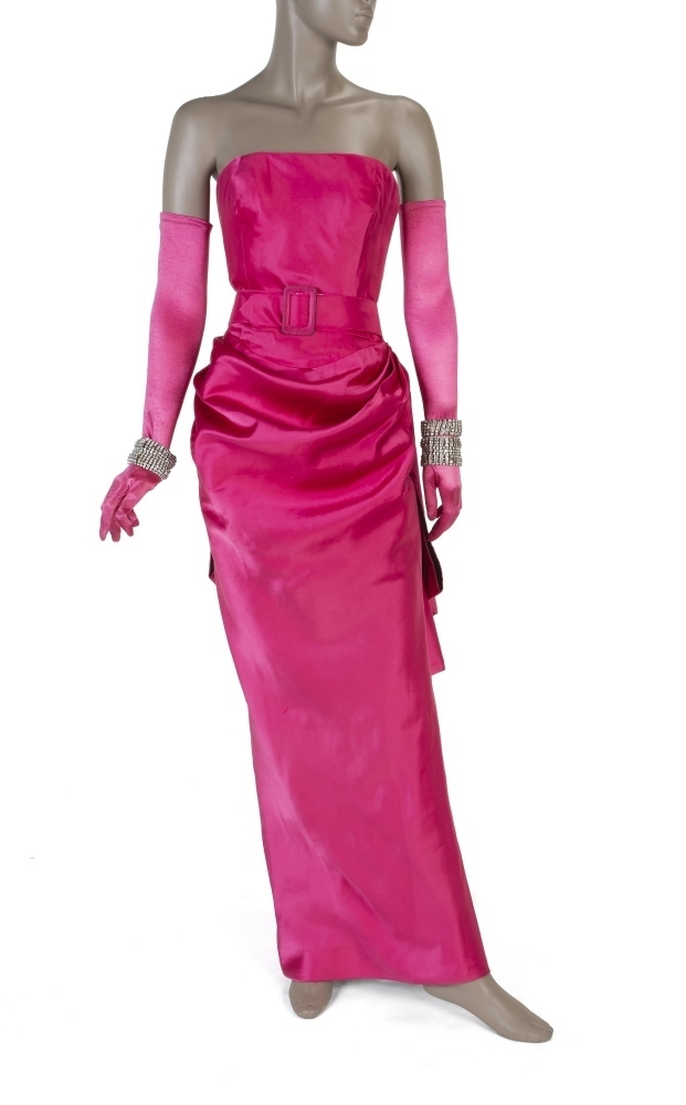 MADONNA: MATERIAL GIRL VIDEO-WORN GOWN, STOLE, GLOVES, AND BRACELETS (WITH  DVD) - WITH NFT Δ •